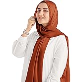 Xirhoot Satin Crepe Hijab Scarf for Women