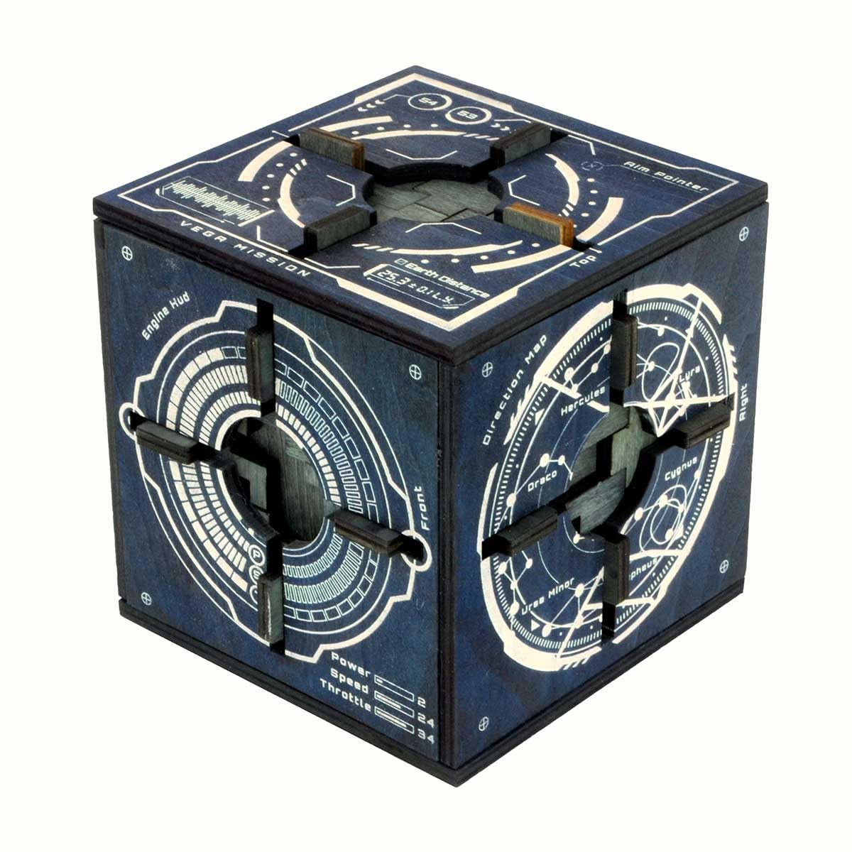 Logica Puzzles art. Vega - Secret Box - Wooden Puzzle - Difficulty 6/6 Expert - Star Adventures Series