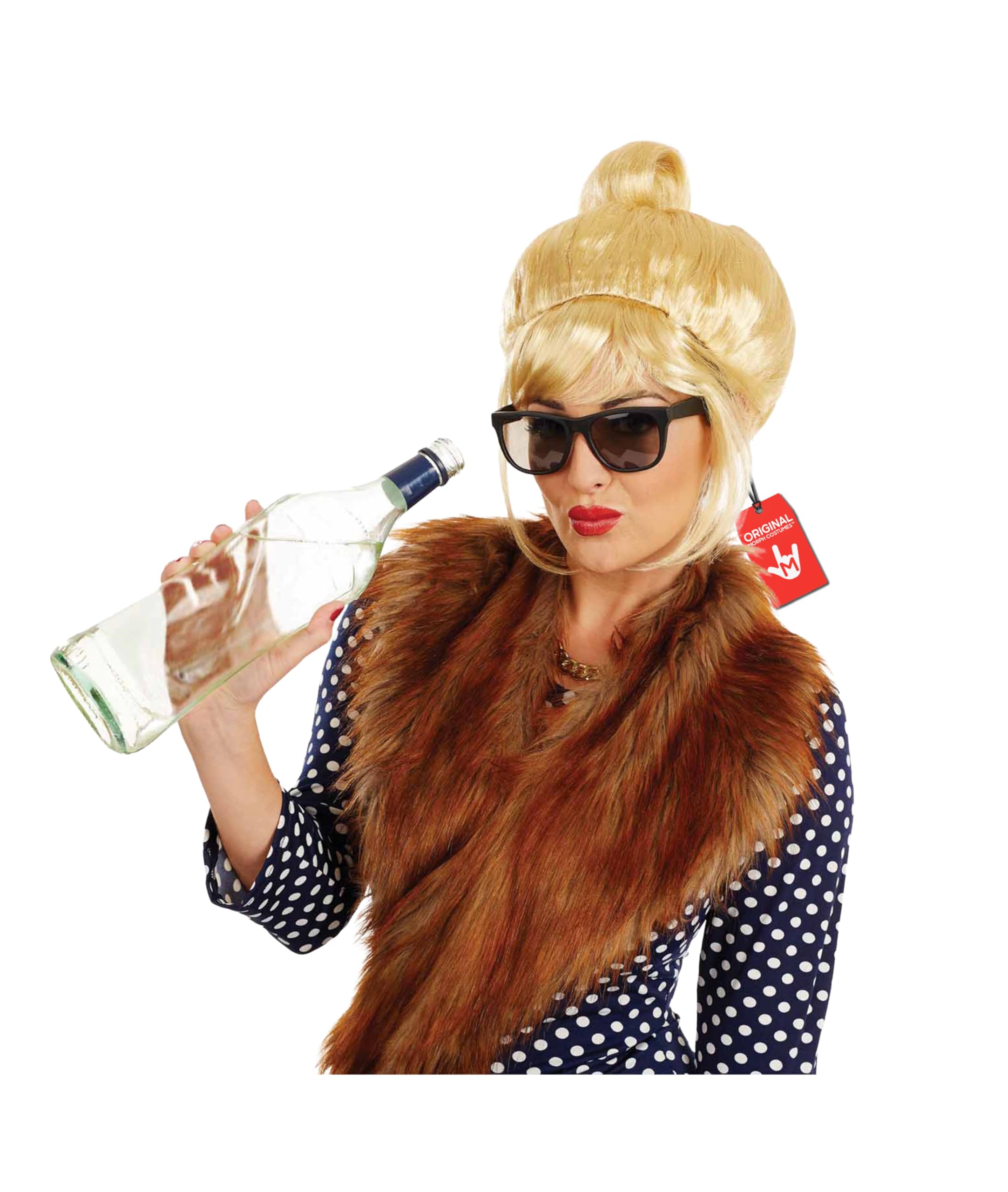 Fun Shack, Blonde Beehive Wig Costume, Womens, Fabulous Wig, One Size