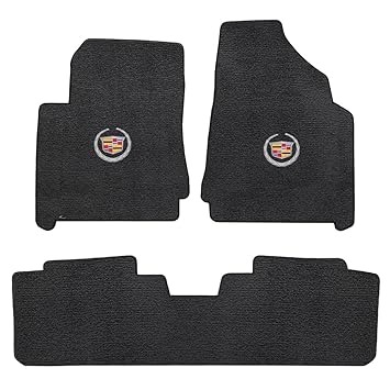Amazon Com 2010 2011 Cadillac Srx 3pc Black Velourtex Floor