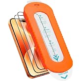 AIREXON 2 Pack Screen Protector for iPhone 17 with Alignment Tray | HD Clear 9H Tempered Glass Screen Protector High-aluminum Easy Installation Anti-scratch Touch Responsive Case Friendly