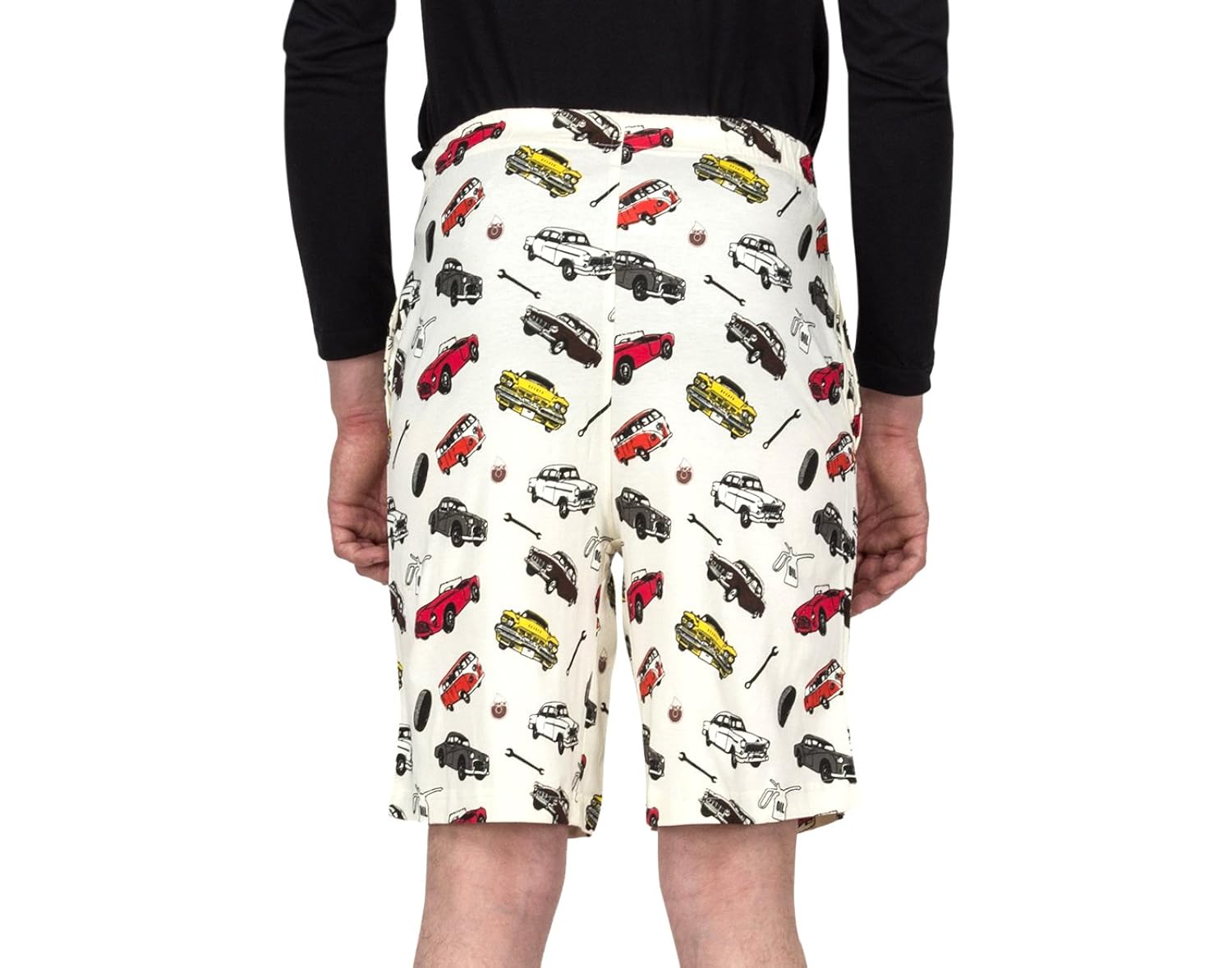 nuteez drive away beige cotton shorts