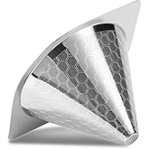 HAPYHOOM Reusable Stainless Steel Coffee Filter for Chemex 6/8/10 Cup, Bodum &amp; Hario V60, Fine Mesh Paperless Pour Over Coffee Dripper