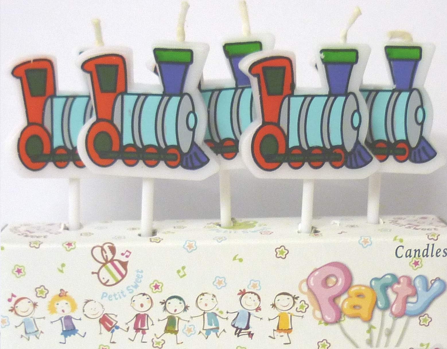 Birthday Cake Candles - Trains