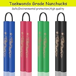 MSGumiho Nunchucks Cord Nunchakus Safe Foam Rubber