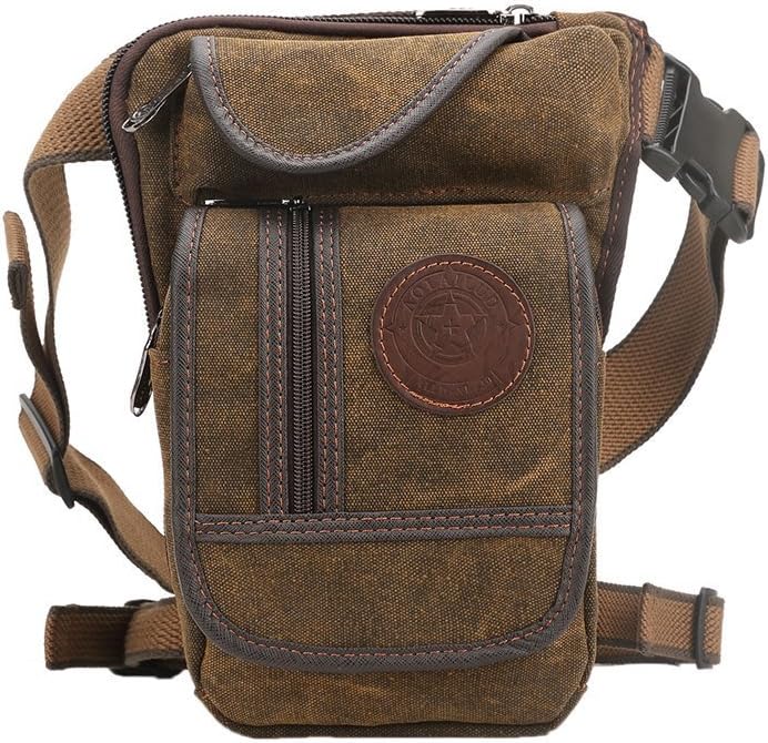 Shubb Tactical Drop Leg Bag Pack Fanny Bag Pack Canvas for Men and Women