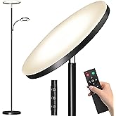 marctronic Floor Lamp, Upgraded 42W 4000LM Super Bright LED Floor Lamp for Living Room Bedroom, Dimmable Standing Reading Floor Lamps with Remote & Touch Control