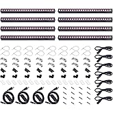 Barrina T5 Grow Light, LED Grow Lights with Black Cover, Full Spectrum Grow Light Strips, 1ft Pinkish White Plant Lights for 