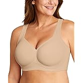 OEAK Womens Wireless Jelly Bra Plus Size Supportive Seamless Bras Full Coverage Push Up Comfortable No Underwire Tshirt Bras