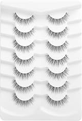 Onlyall Bottom Lashes Under Eyelashes False Natural Anime Lower 7 Pairs R9 view 5