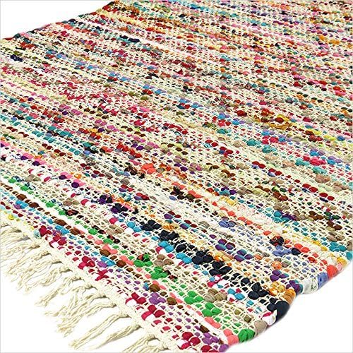 Sovereigns Bohemian Rug (Multicolour, Cotton, Standard)
