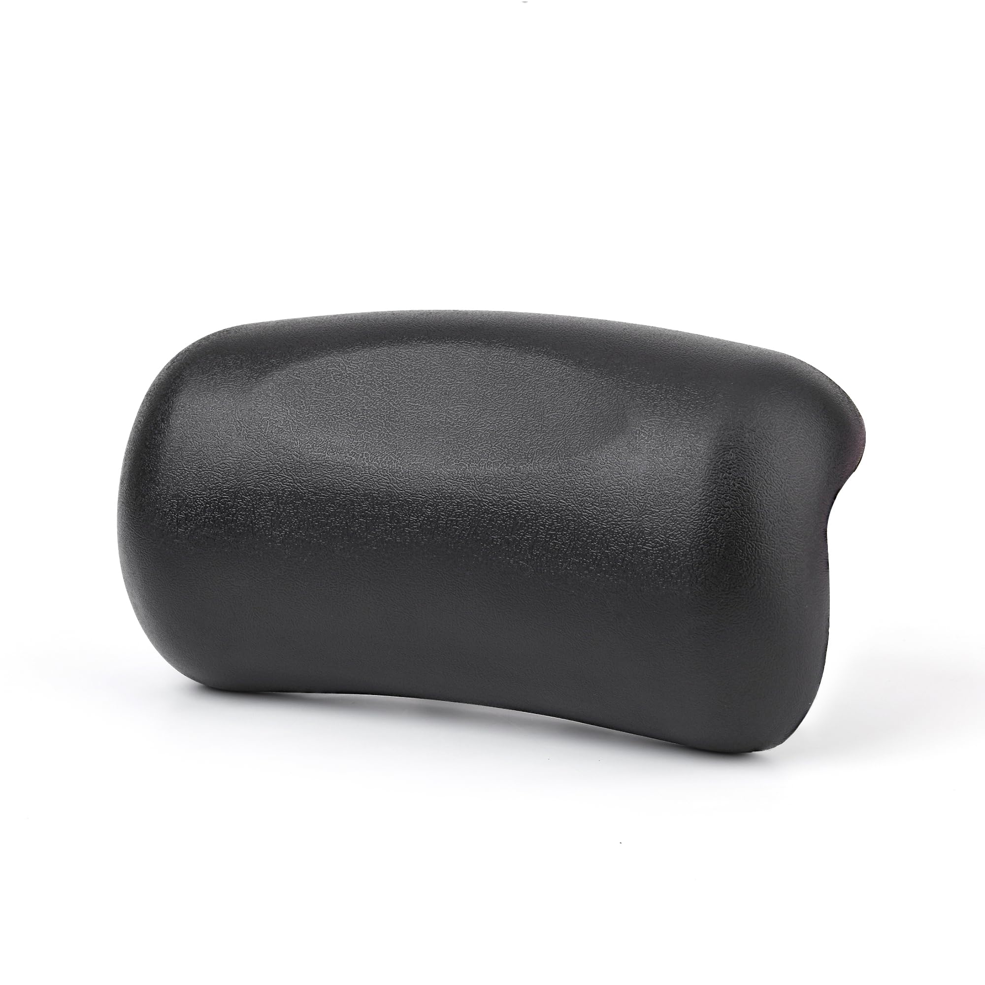 Koelaa Bath Pillow, Waterproof Bath Pillow, Bathtub Pillow, Bath Cushion with Non-Slip Suction Cups, Bathtub Accessories, Ergonomic Neck and Back Support for Bathroom Home Spa Headrest-Black