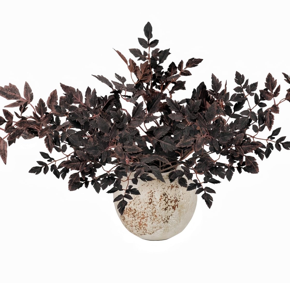 Photo 1 of Avoik Artificial Maple Leaves Branches, 3 Pcs Artificial Cimicifuga Plant Leaf 31.4" Fake Fall Stems Plants for Vase, Faux Plants for Home Autumn Halloween Thanksgiving Party Table Centerpiece Decor