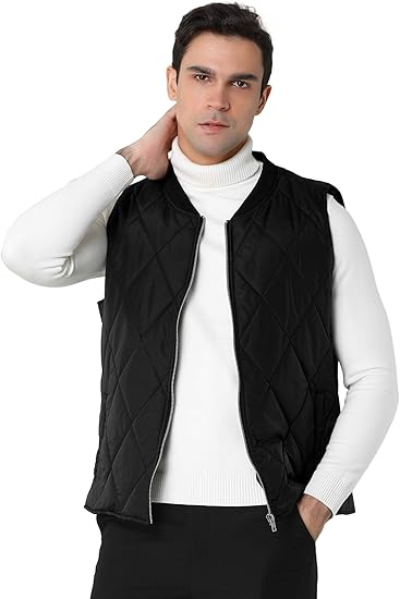 Amazon Lars Amadeus キルティング ベスト ジャケット キルト ジレ 軽量 防寒 無地 秋冬 パファーベスト メンズ ベスト 通販