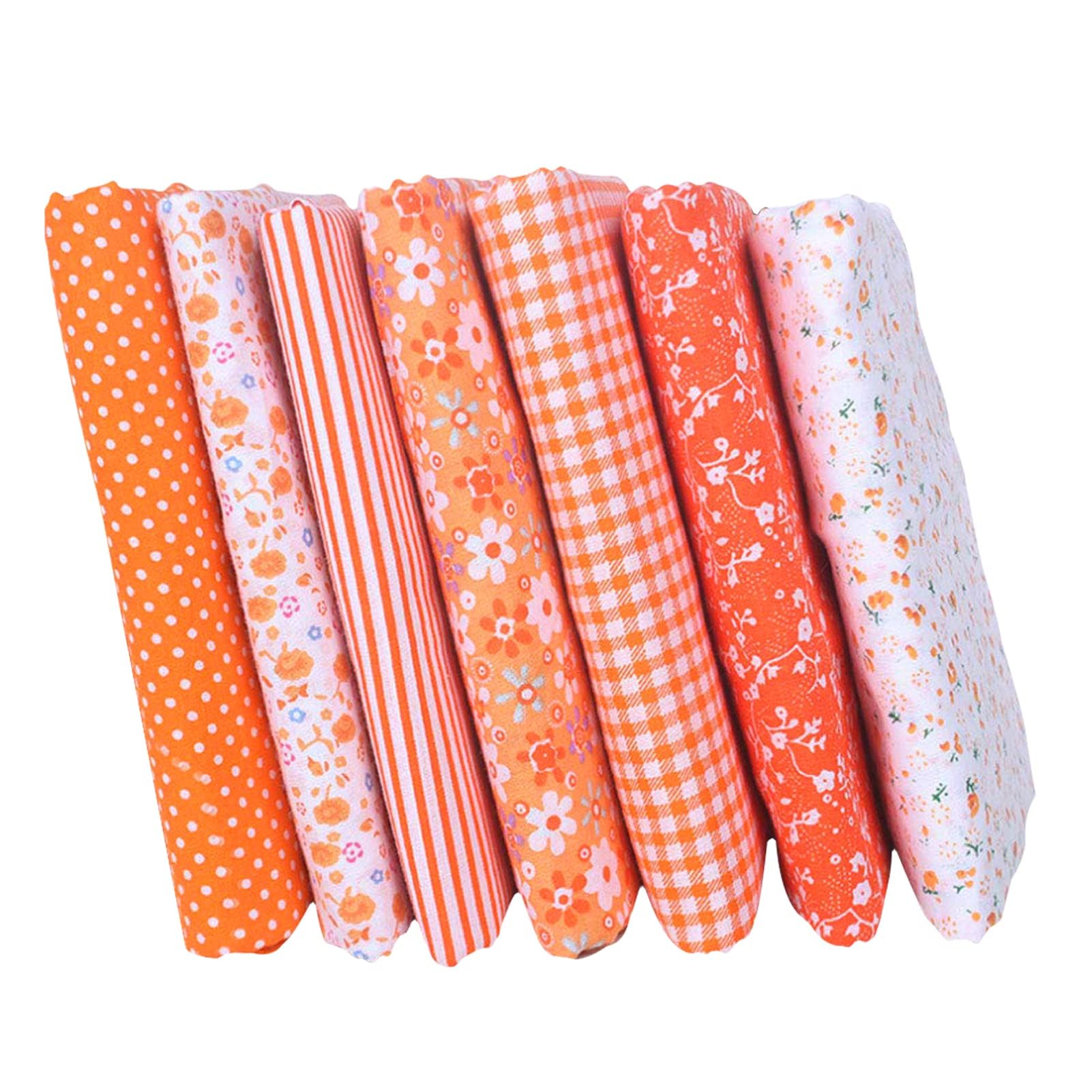 Fat Quarters Fabric Bundles 14Pcs Cotton Patchwork 25x25cm Cotton Fabric DIY Making Supplies Fat Quarters Quilting Bundles for DIY Sewing Scrapbooking Quilting