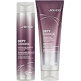 Joico Defy Damage Protective Shampoo & Conditioner Set | For Color-Treated Hair | Strengthen Bonds & Preserve Hair Color | With Moringa Seed Oil & Arginine