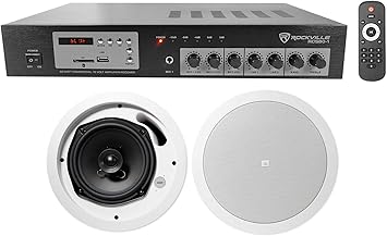 Amazon Com 2 Jbl 6 5 White Commercial Ceiling Speakers Amp 4