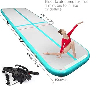 Free Shipping 8m Inflatable Cheap Gymnastics Mattress Gym