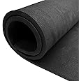 EVA Foam Roll - 10mm Thick Black Craft Foam Sheets - 15" x 39" Large Cosplay Foam Sheet - Ultra High Density 86 kg/m³ - Pliable & Elastic for Craft Projects Costume Cosplay Foam - by Biguphate
