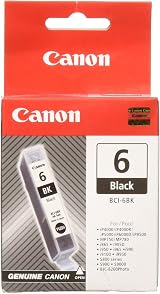 Canon BCI-6bk Black Ink Cartridge Original view 1