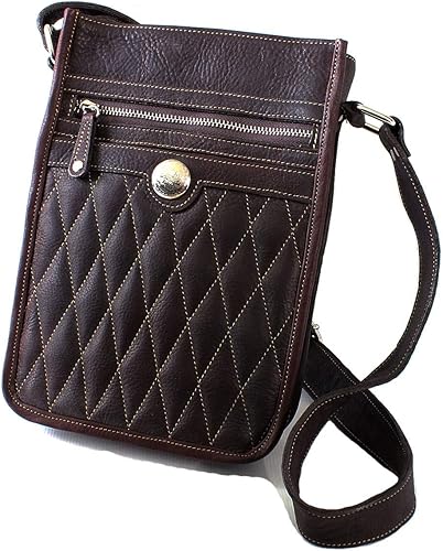 Amazon ショルダーバッグ レザー メンズ 本革 ダイヤキルティング カーフスキン ショルダーポーチ スマホポーチ おしゃれ ショルダーバッグ