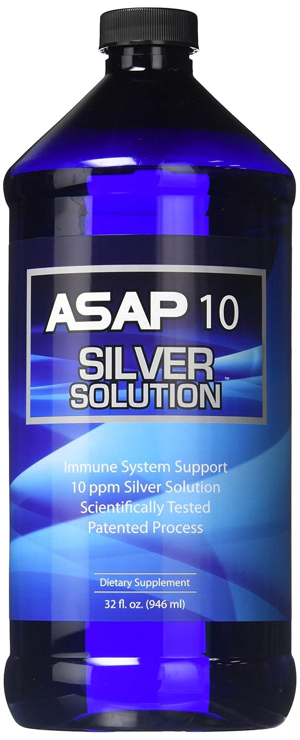 American Biotech Labs ASAP 10 PPM Silver Sol Immune System Support 32oz