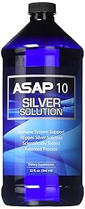American Biotech Labs ASAP 10 PPM Silver Sol Immune System Support 32oz