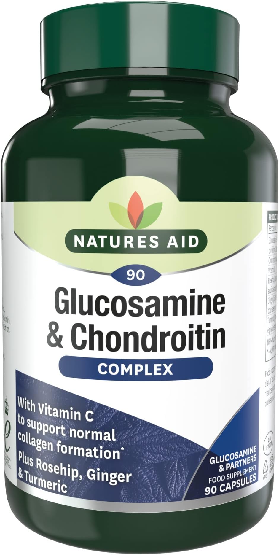 Natures Aid Glucosamine & Chondroitin Complex 90 Capsules