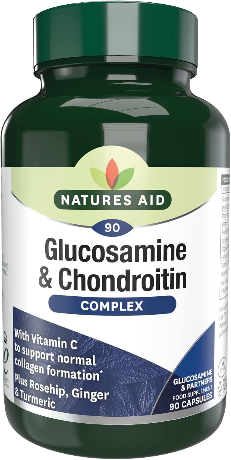 Natures Aid Glucosamine & Chondroitin Complex 90 Capsules