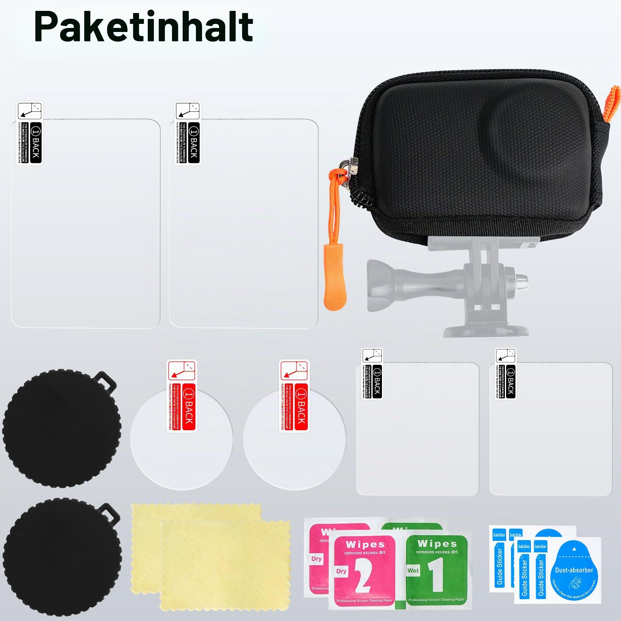 CYNOVA Osmo Action 5 Pro Case Kit für DJI Osmo Action 5 Zubehör 9