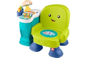 Fisher-Price Toddler Toy Laugh & Learn Song & Story Learning Chair with Music Lights & Activities for Kids Ages 1+ Years