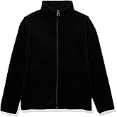 Amazon Essentials Boys and Toddlers' Polar Fleece Full-Zip Mock Jacket