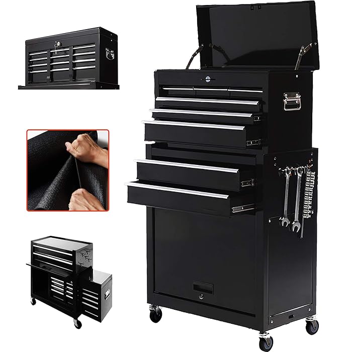 Buy Zety Corp High Capacity 8 Drawer Rolling Tool Chest Portable Tool