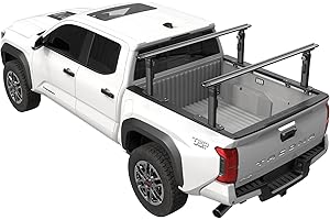 TRUMGETA Truck Bed Rack Fit for Toyota Tacoma Jeep Gladiator with Bed Rails, 600 lbs Load Adjustable Height 19"-25" Aluminum 