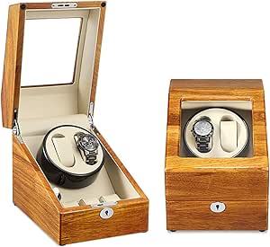 ZCXBHD Caja de Relojes Automaticos Estuche para 2+3 Relojes 5 ...