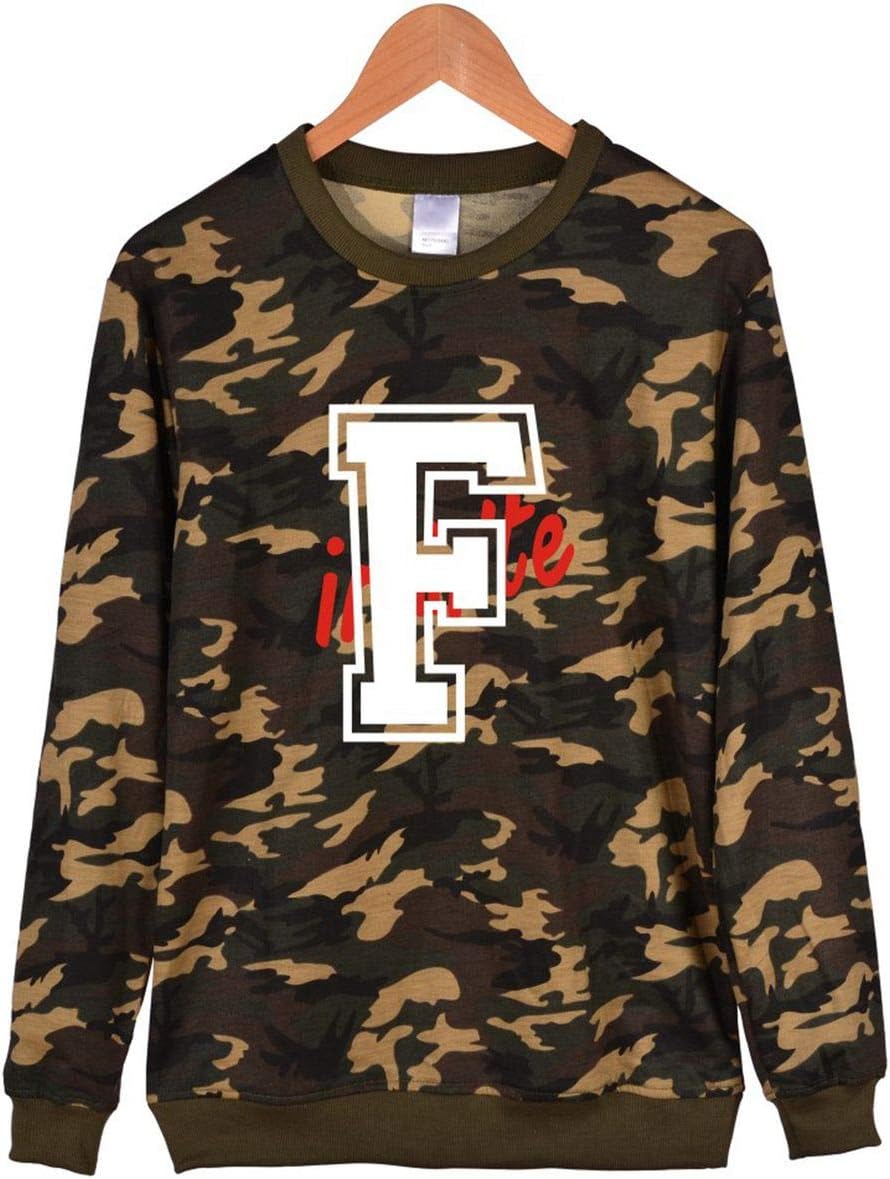 Hoodies Women Men Pullover Printed Casual Hoodies Loose Women Crewneck