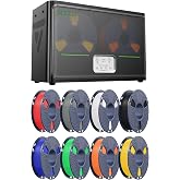 SUNLU Official Filament Dryer S4, Capacity for 4 Spools, PLA Plus 3D Filament 1.75mm Bundle