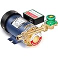 120W Home Water Pressure Booster Pump with Automatic Water Flow Switch, 115VAC, 396 GPH, 21.7 PSI, Automatic Home Pressure Booster Pump for Household Kitchen Bathroom