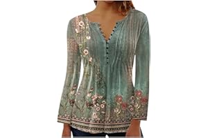 ATOYSOY Summer Blouses for Women 2023 Fashion Lace 3/4 Sleeve Dress Shirts Dressy Casual Business Long Ladies Tops Boho Blouse…