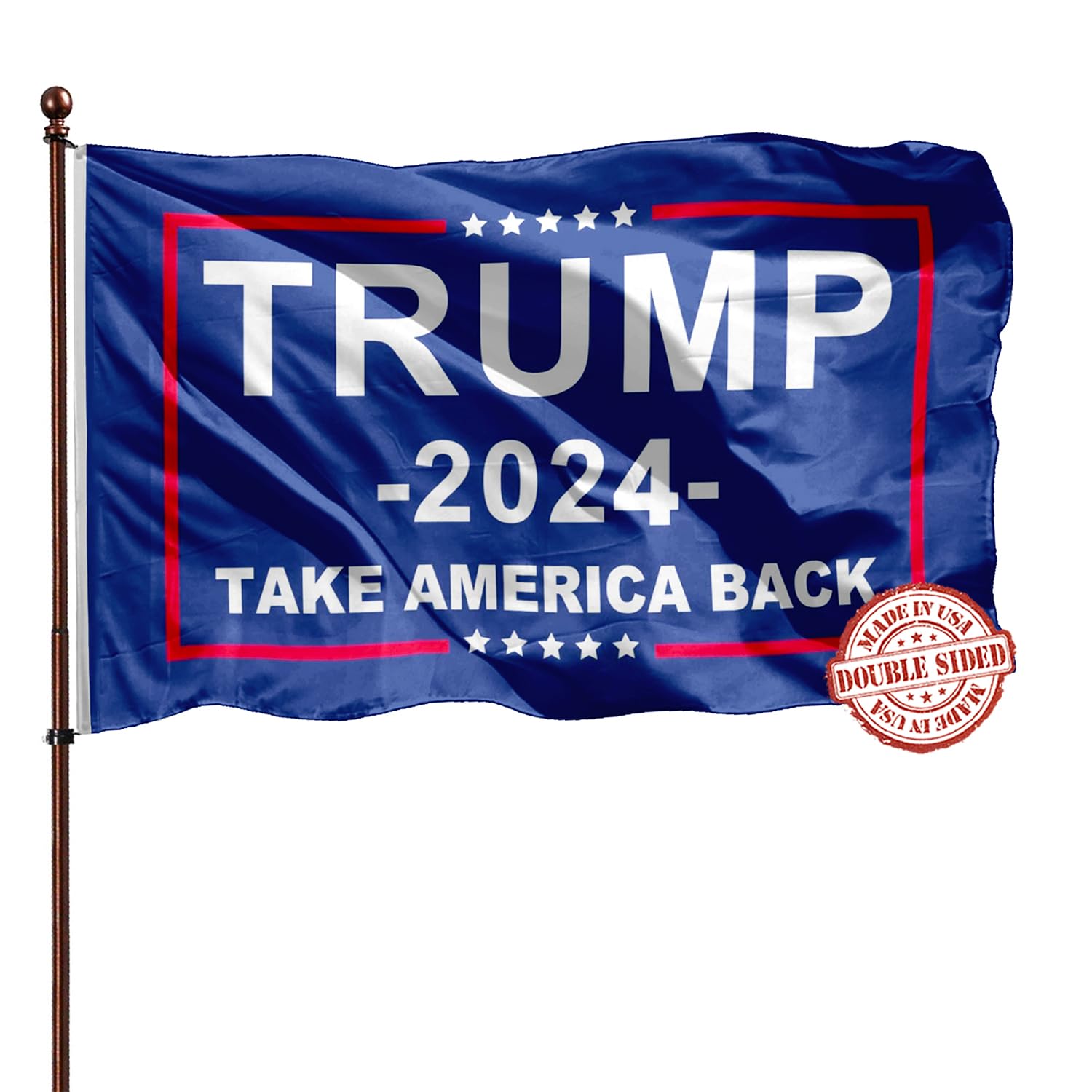 American Flag 3x5 5x3 Ft American Flag - Heavy Duty Polyester With Brass Grommets (UV Fade Proof) 3x3 American Flag