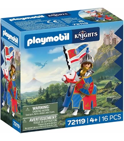 Amazon.com: PLAYMOBIL Special Plus 71482 Warrior with Wolf from 4