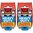 Scotch Heavy Duty Shipping Packing Tape, Clear, Packing Tape for Moving Boxes and Packaging Supplies, 1.88 in. x 22.2 yd., 2