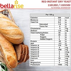 Bellarise (Red) Instant Dry Yeast - 1 LB Fast