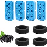PETCHO 4-Pack Pet Fountain Filters Compatible with AONBOY and AOOGITF | Activated carbon, ion exchange resin &amp; cotton mesh help keep pet water fresher. Replace every 2-4 weeks.