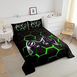 Feelyou Boys Teens Gaming Comforter Set Kids Video