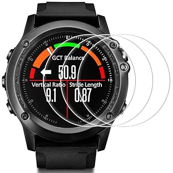 AFUNTA Protectores de Pantalla para Garmin Fenix 3 HR, Frontier ...