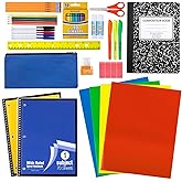 Trail maker School Supplies Kit 45 Piece Grades K-12 | Back to School Essentials, Includes Folders Notebooks Pencils Pens and Much More