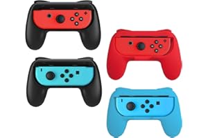 Beastron Joy Con Grips Compatible with Nintendo Switch, Handle Kit for Nintendo Game Switch Joy Con Controller 4 Pack (Matte Finish)