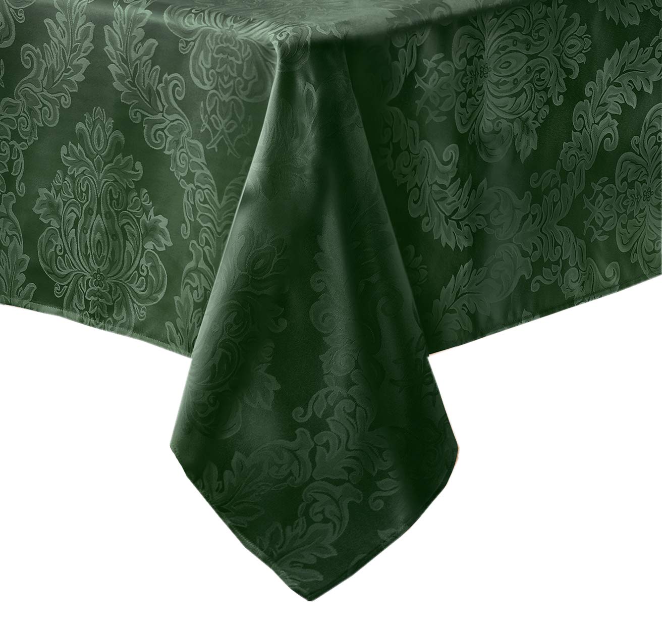Best 52 inch green round christmas table cloth Your House