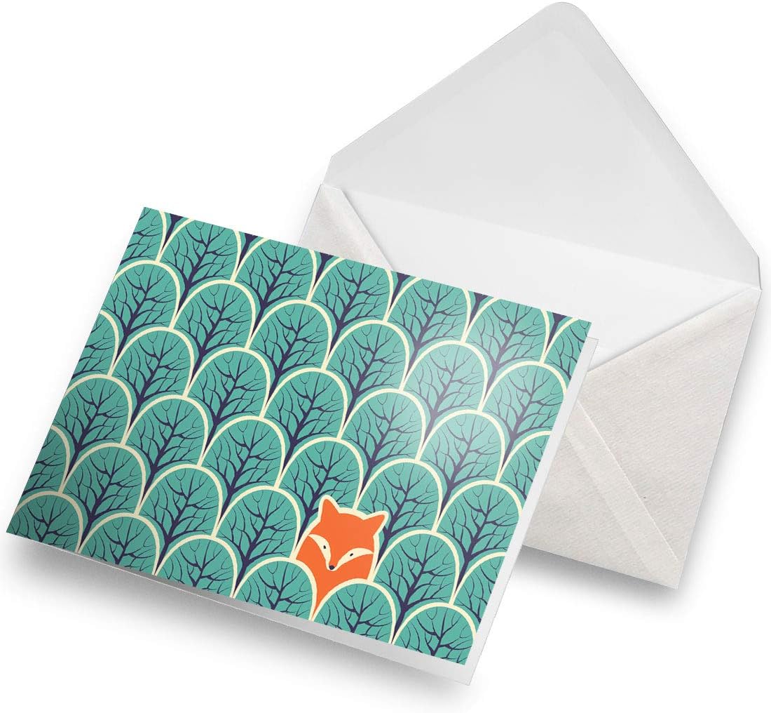 Carte De Vœux Vierge Carte De Vœux A5 Motif Renard Abstrait Carte D Anniversaire Pour Enfants Garcons Filles Cartes De Vœux Fournitures De Bureau Mkyra Org